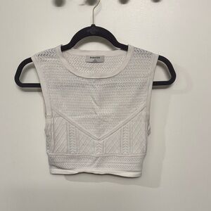Aritzia Babaton Textured Crop Top